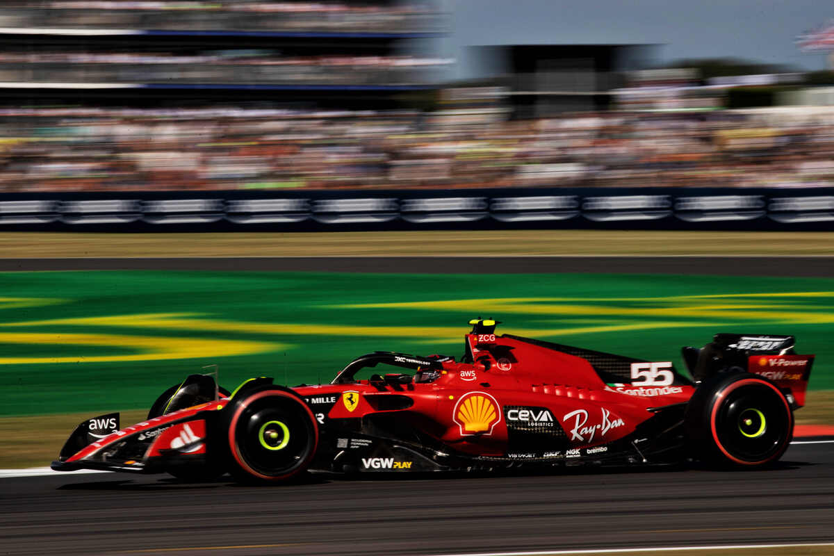 Sainz Ferrari Silverstone