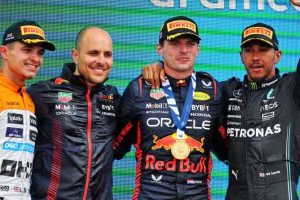 F1 Podio Silverstone Hamilton Verstappen Norris