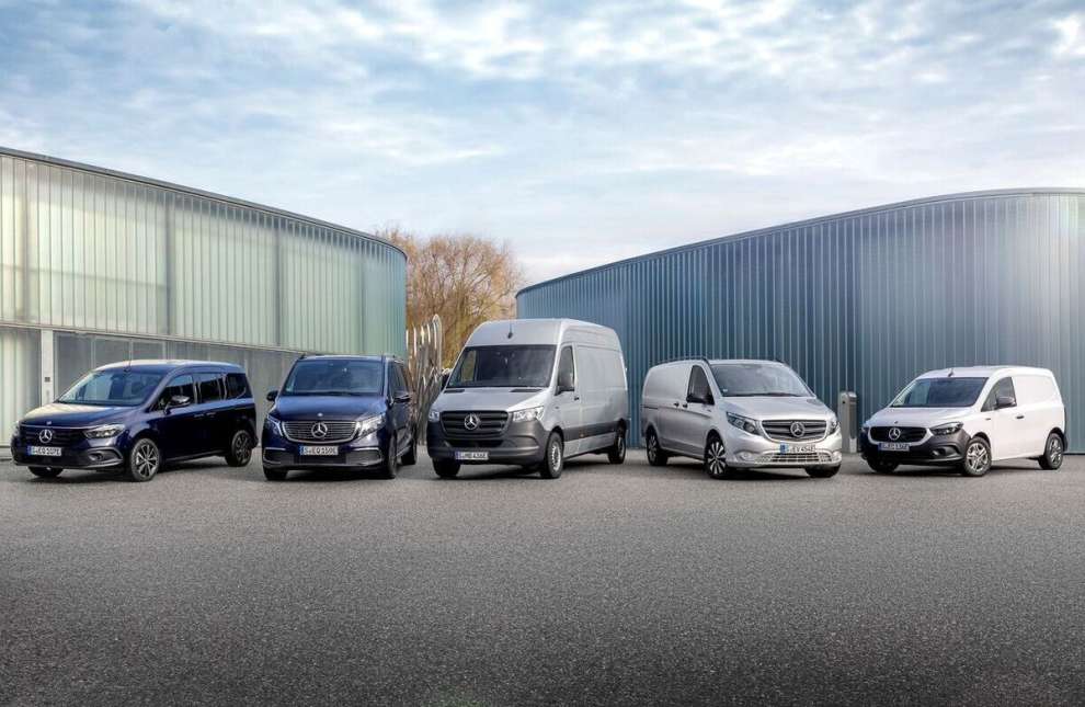 Mercedes-Benz Vans, vendite a gonfie vele