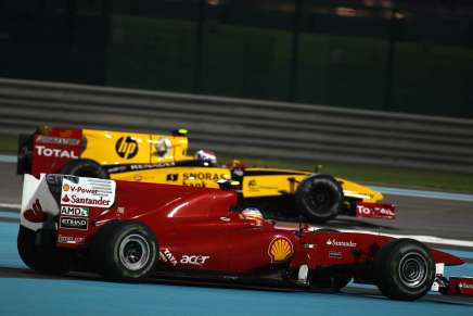 Alonso Ferrari Abu Dhabi 2010