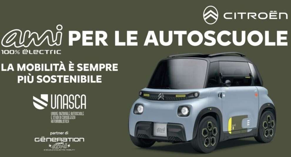 Citroen, la piccola Ami entra nelle autoscuole