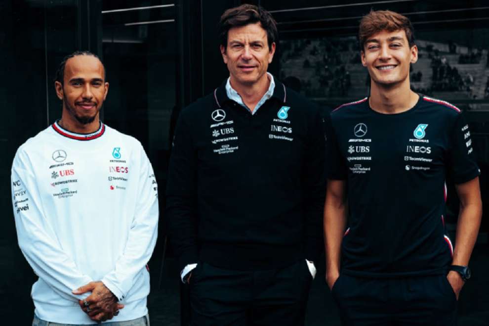 Test Bahrain, line-up Mercedes: apre Russell, Hamilton in macchina da giovedì