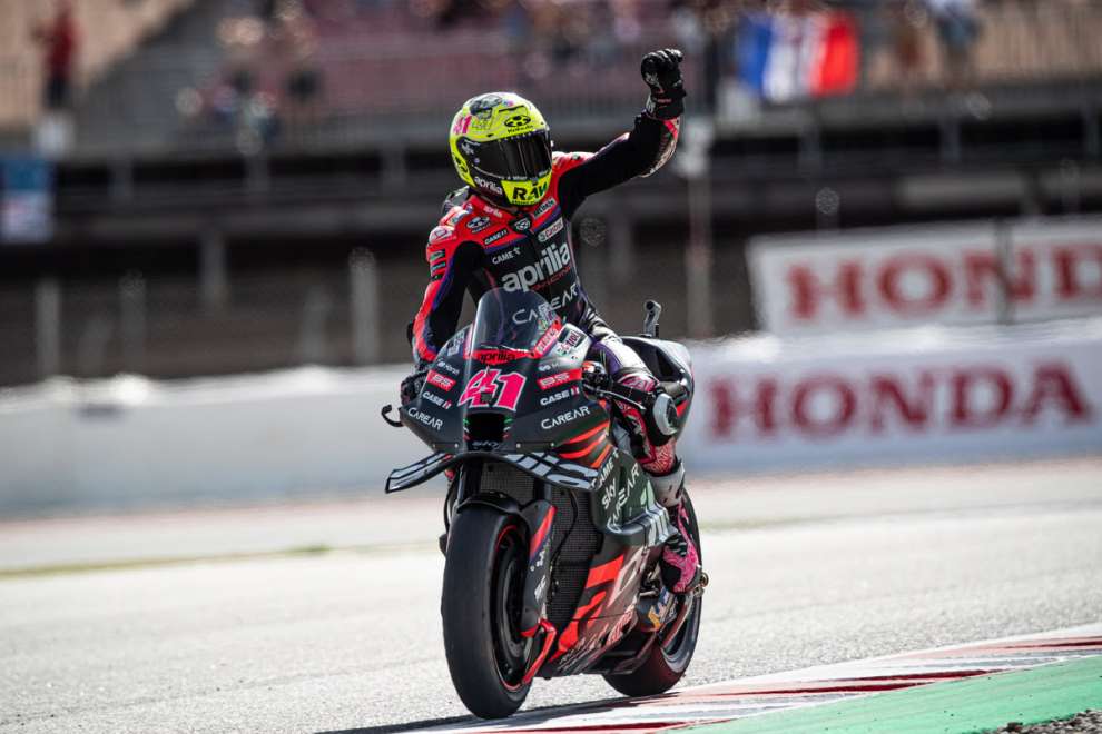 Aprilia da record a Barcellona, Aleix Espargarò: “Buon inizio”