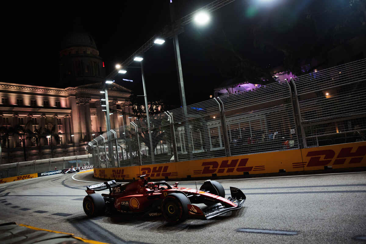 Leclerc Singapore Qualifiche