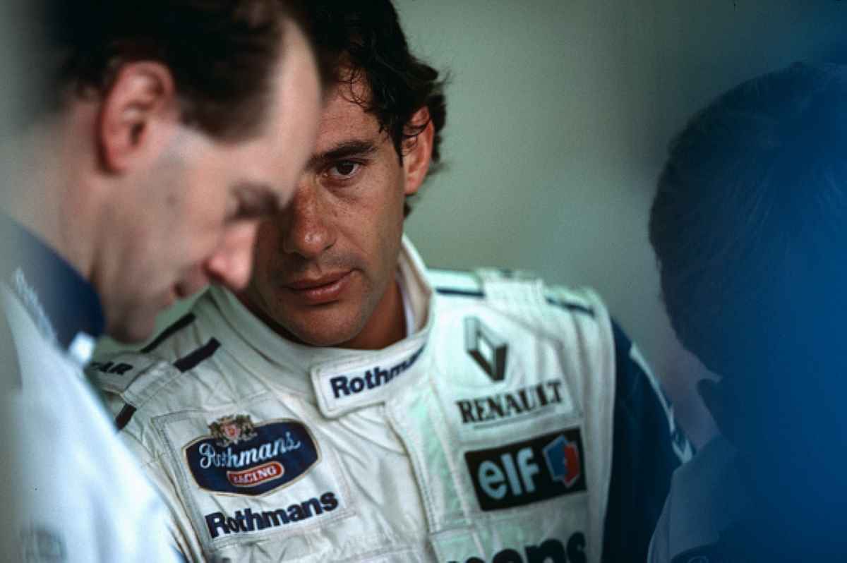 Ayrton Senna e Adrian Newey ai tempi della Williams