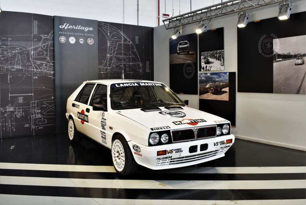 La Lancia Delta di Miki Biasion certificata da Heritage Stellantis