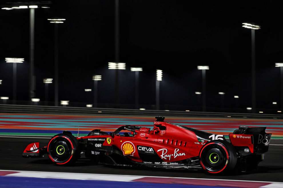 F1 Qatar Leclerc Ferrari