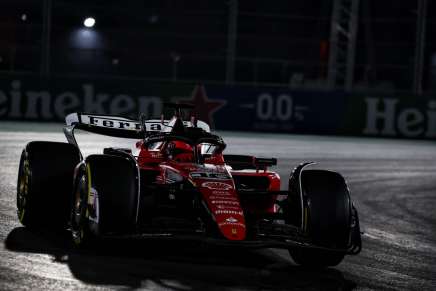 Leclerc Ferrari Las Vegas