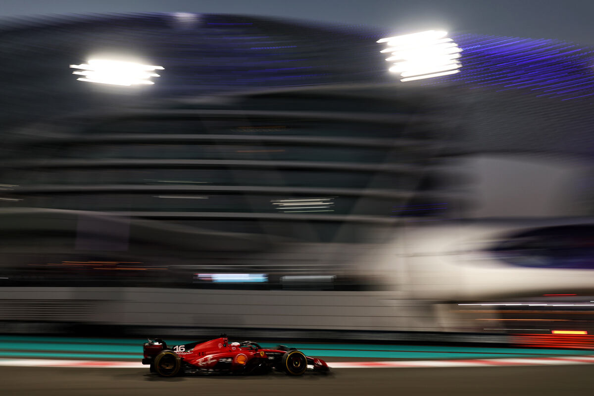 Leclerc Ferrari Abu Dhabi