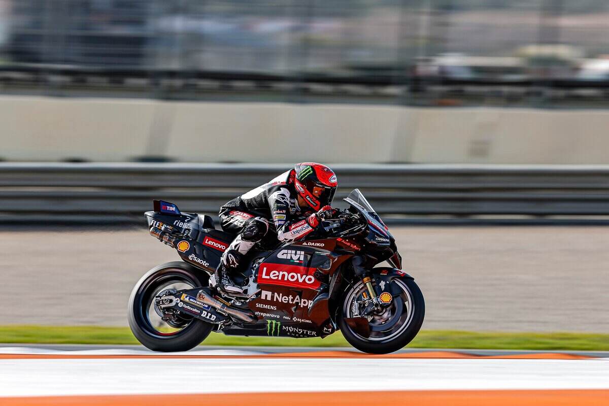 Bagnaia Test Valencia