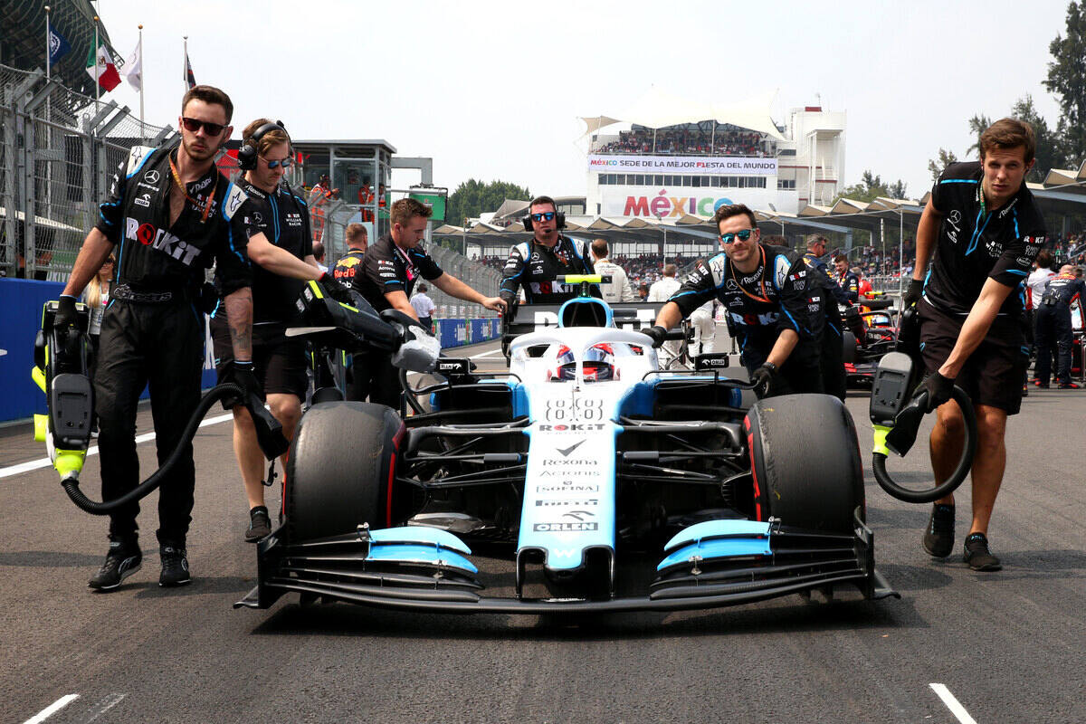 Robert Kubica (POL) Williams Racing FW42. 27.10.2019. Formula 1 World Championship, Rd 18, Mexican Grand Prix, Mexico City, Mexico, Race Day. - www.xpbimages.com, EMail: requests@xpbimages.com © Copyright: Batchelor / XPB Images