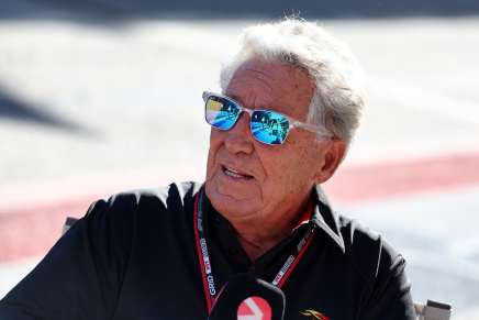 Un primo piano di Mario Andretti