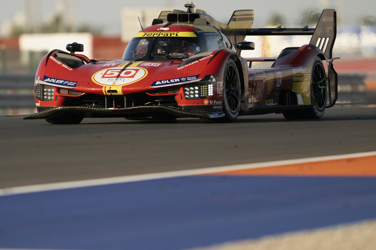 1812 km diameter, Ferrari 499P in row 2 and 4 with Fucco and Giovinazzi – WEC