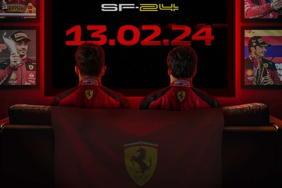 La Ferrari SF-24 sarà svelata martedì 13 febbraio alle ore 12:00