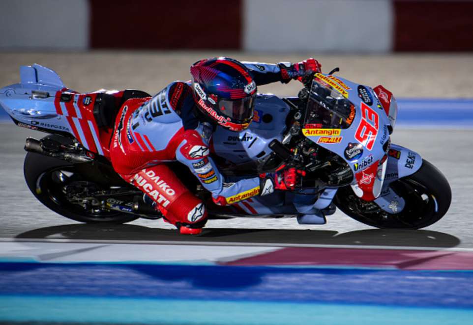 MotoGP / GP Qatar 2024, FP2: Marquez svetta sul bagnato, Bagnaia 12°