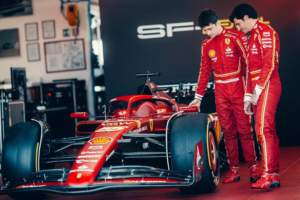 Leclerc Sainz Ferrari