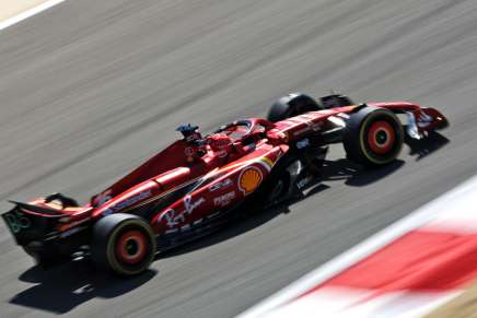 Leclerc Ferrari Test