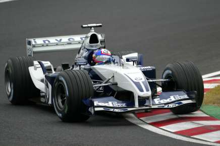 Juan Pablo Montoya nel GP del Giappone del 2003