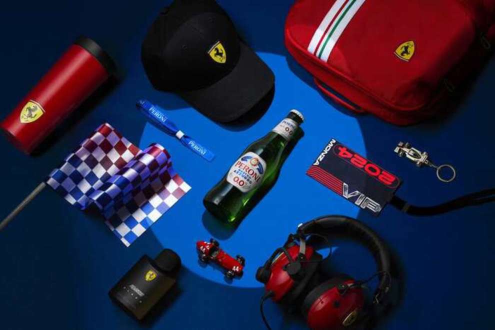 Hamilton in Ferrari: il ‘messaggio’ della Peroni