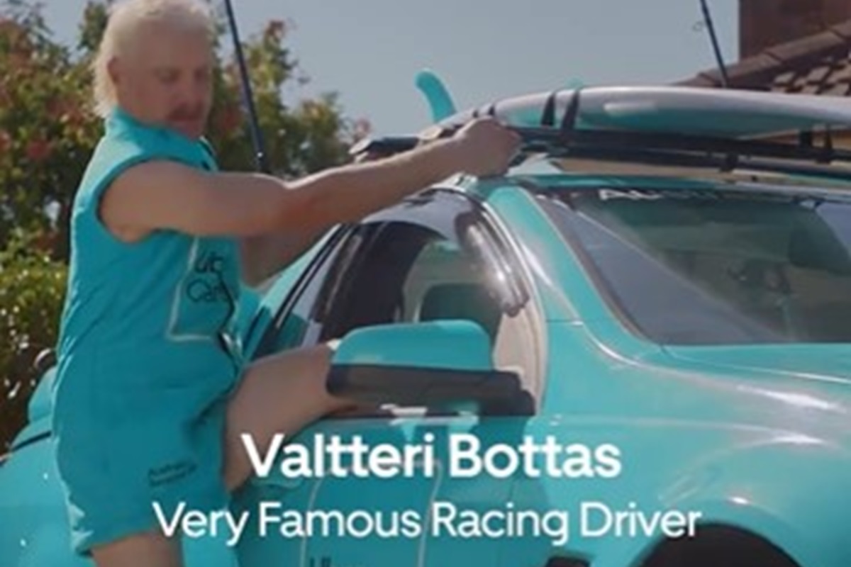 Bottas e lo spot: “Non sono da Oscar, guardate”