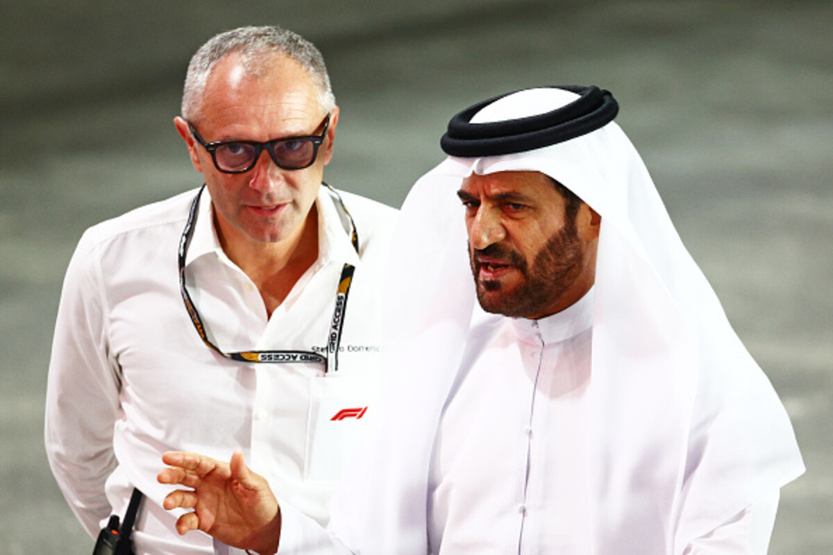Stefano Domenicali e Mohammed Ben Sulayem in Qatar