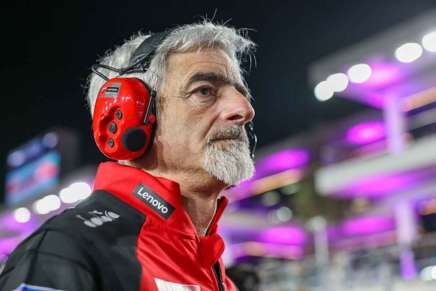 Luigi Dall'Igna nel paddock del Gran Premio del Qatar della MotoGP