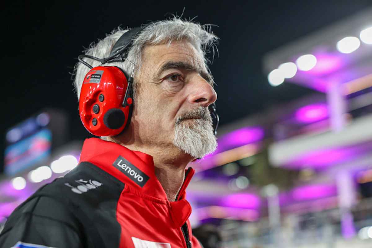 Luigi Dall'Igna nel paddock del Gran Premio del Qatar della MotoGP