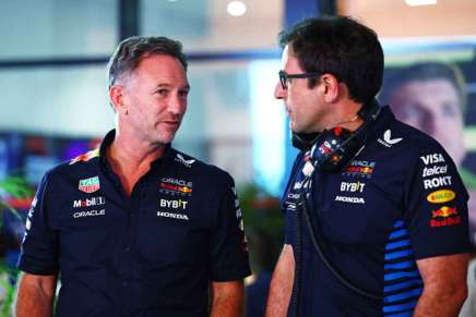 Christian Horner e Pierre Waché al GP Arabia Saudita 2024