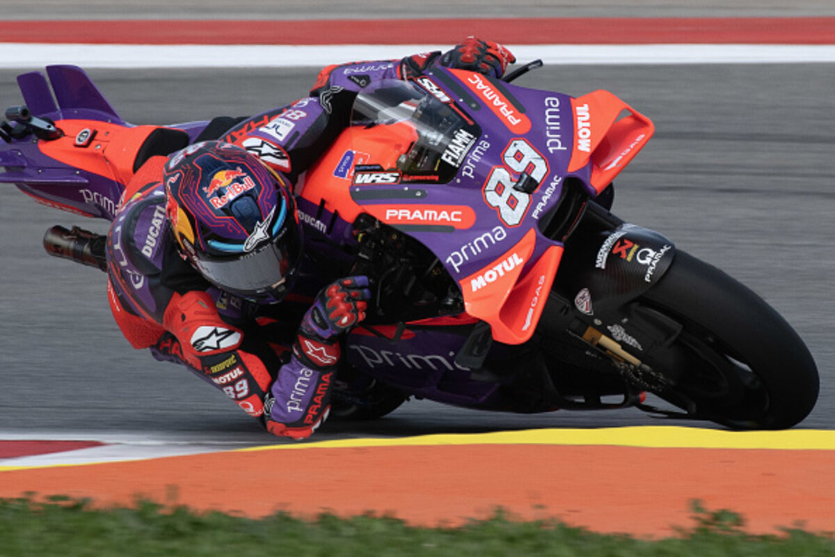 Jorge Martin in azione durante il GP Portogallo