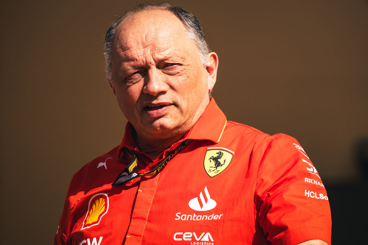 Il team principal Ferrari Frederic Vasseur nel paddock del GP del Bahrain