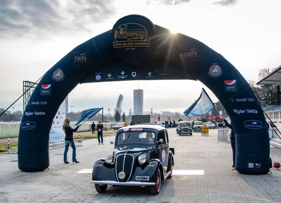 Coppa Milano-Sanremo, trionfa una Fiat 508 del 1937