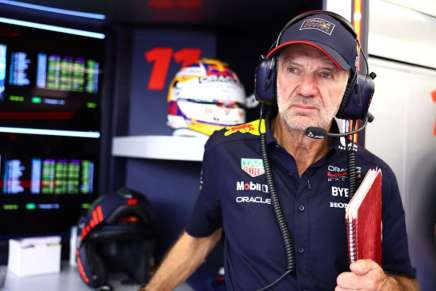 Adrian Newey al box Red Bull al GP dell'Arabia Saudita 2024