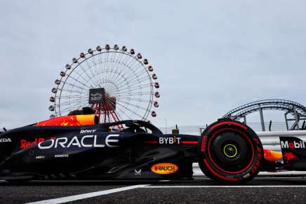 La Red Bull di Max Verstappen a Suzuka