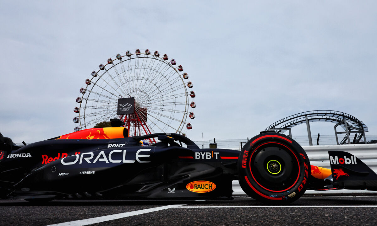 La Red Bull di Max Verstappen a Suzuka