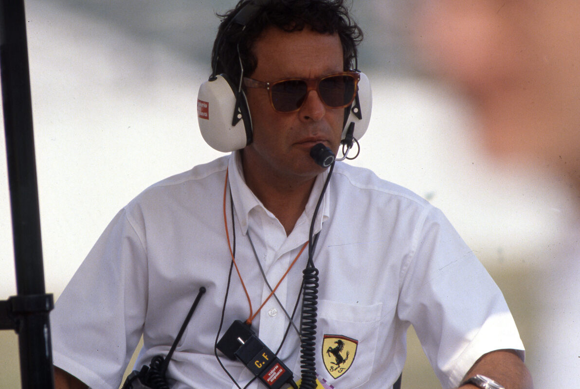 Cesare Fiorio quando era team principal Ferrari