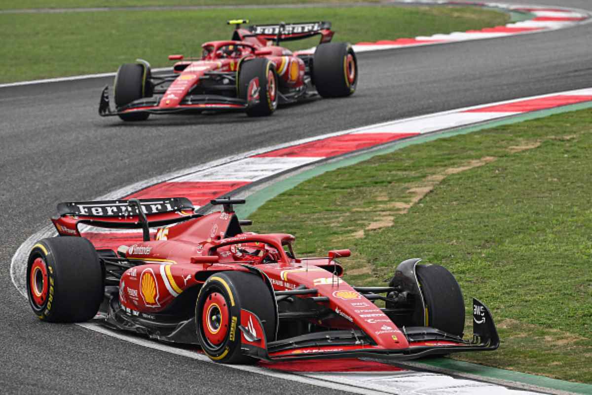 Charles Leclerc e Carlos Sainz al GP della Cina 2024