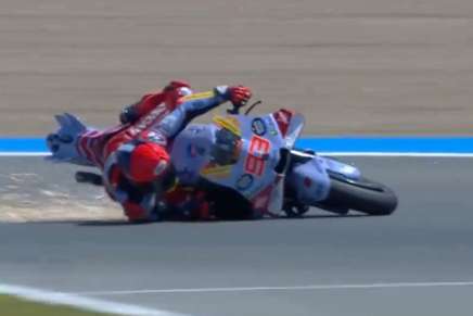 Marc Marquez crash Sprint Race Jerez Motogo2024