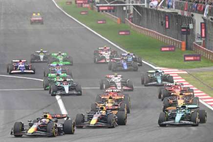 La partenza del Gran Premio della Cina 2024 di F1