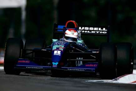 Roland Ratzenberger durante il fine settimana del GP di Imola del 1994