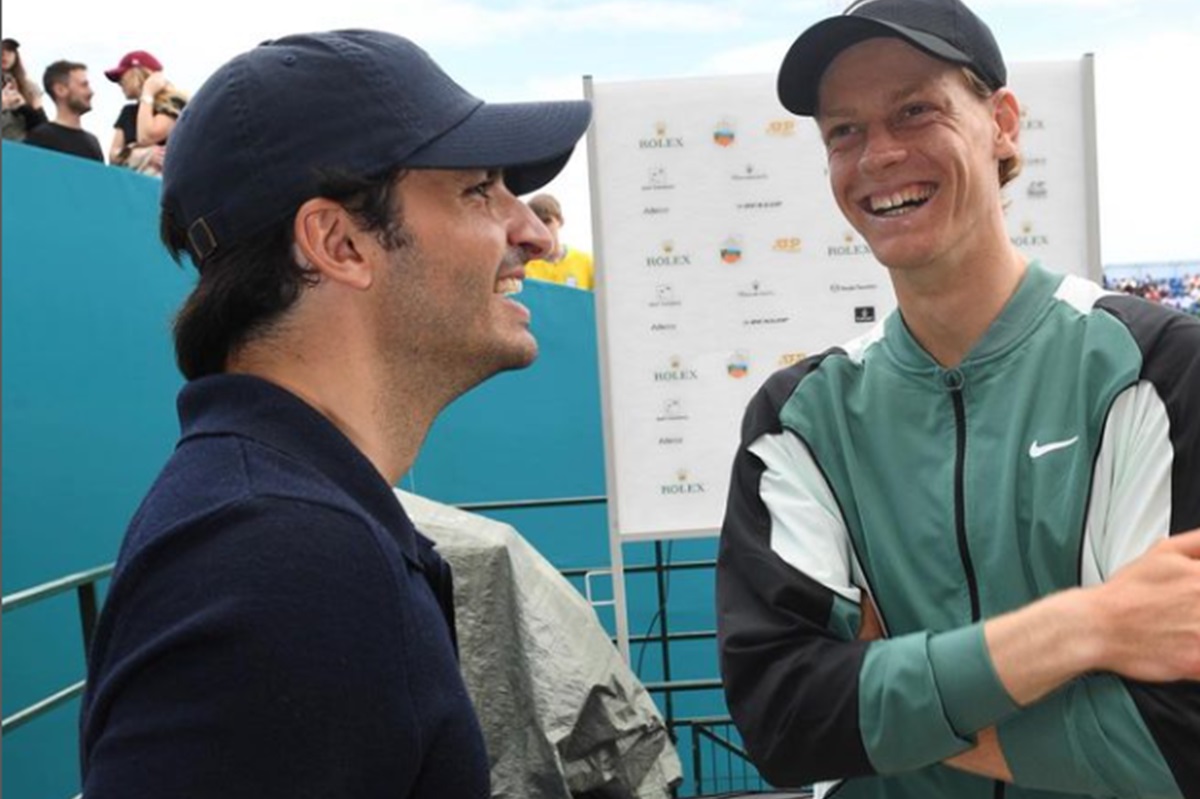 Sainz e Sinner a colloquio a Monaco