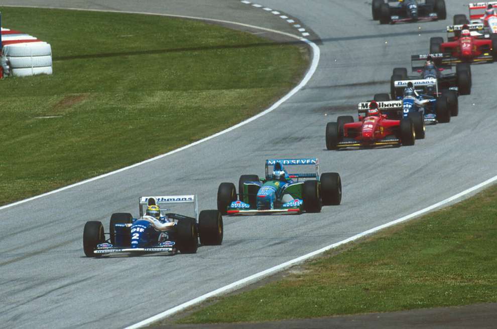 La partenza del GP di San Marino del 1994