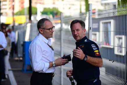 Stefano Domenicali e Christian Horner al GP Monaco 2023