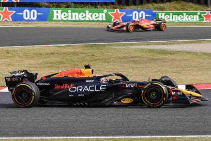 Max Verstappen in testa al Gran Premio del Giappone 2024