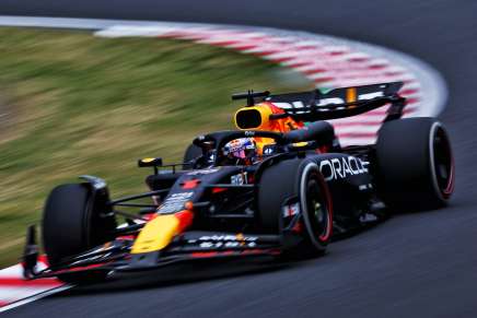 La Red Bull di Verstappen a Suzuka in Giappone