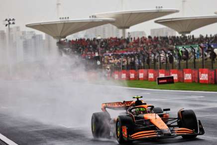 Lando Norris nelle Qualifiche Sprint del Gran Premio della Cina