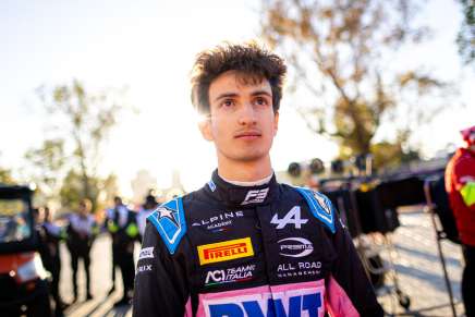 Gabriele Mini (Prema Racing), nel paddock di Melbourne