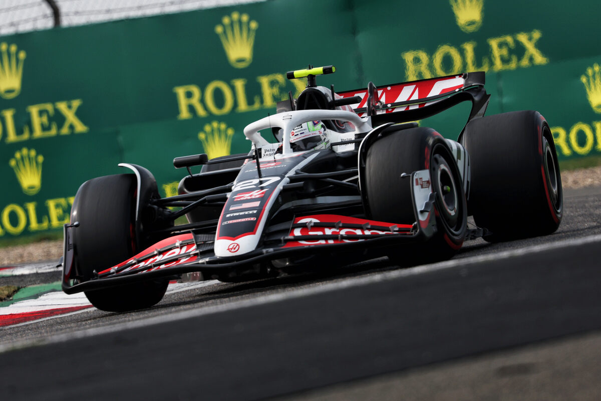 Hulkenberg con la Haas nel GP di Cina 2024