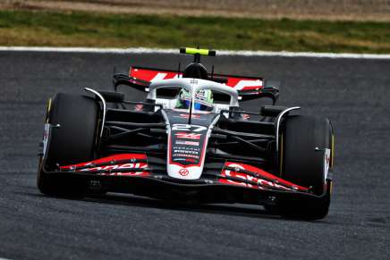 Nico Hulkenberg a Suzuka durante le qualifiche del 2024