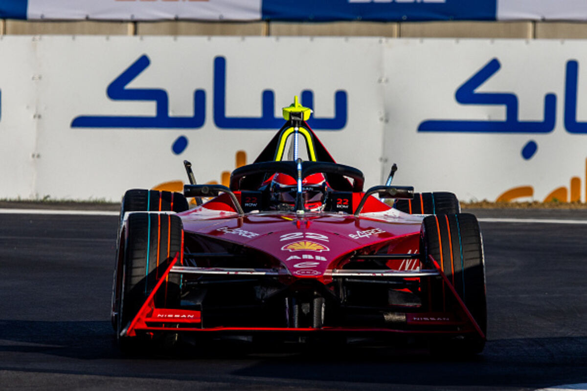 Oliver Rowland nell'E-Prix di Misano 2024 al volante della Nissan