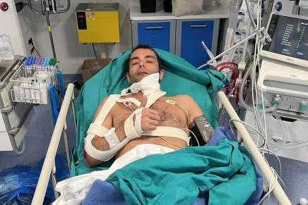 Danilo Petrucci in ospedale dopo un incidente in allenamento